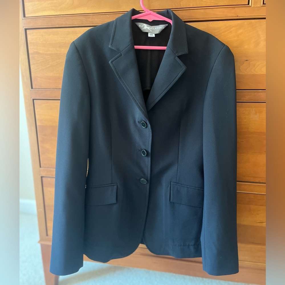 COPY - RJ Classic Girls Show Coat- Navy Size 14